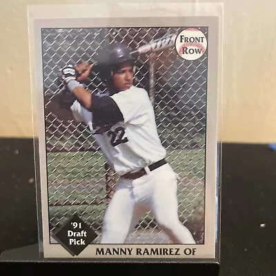 1991 Front Row Manny Ramirez #47 Rookie Card Baseball Card RC Cleveland Indians • $1