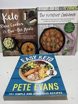 Easy Keto Pete Evans Keto Diet Cookbook Slow Cooker One Pot Martina Slajerova • $39.95