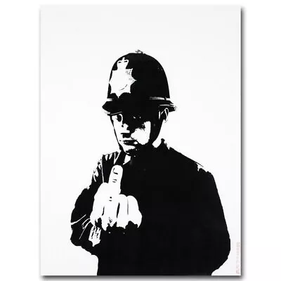 82831 Banksy Street Graffiti Wall Print Poster AU • $20.85