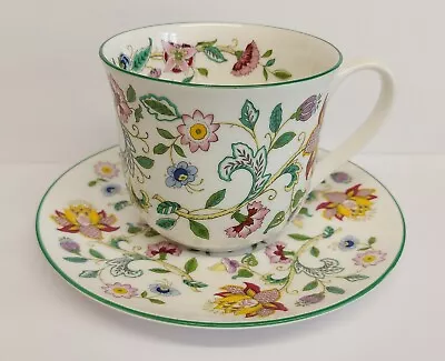 £14.99 • Buy Vintage Minton Haddon Hall Bone China Tea Cup & Saucer.