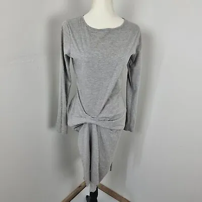 Maurie & Eve Dress Grey Long Sleeve Gathered Size 10 • $19.30