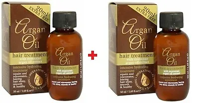 2x Argan Oil Hair Treatment For Hair Loss Baldness Damaged Hair Repair • £7.99