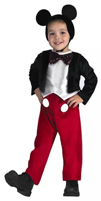 Disneys Mickey Mouse Dlx Costume Child Small 4-6 SMALL • $24.72