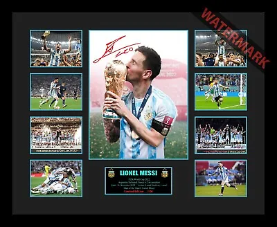 $108.99 • Buy Lionel Messi World Cup Champions Limited Edition Signed & Framed Memorabilia