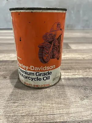 Vintage Harley-Davidson Premium Grade Motorcycle Oil Can • $40