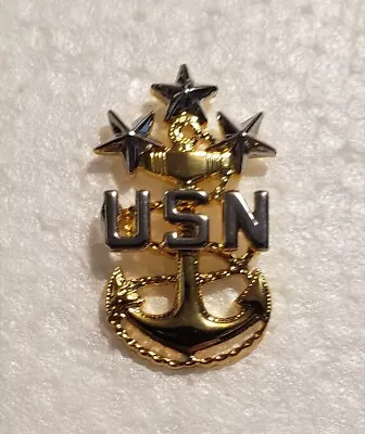 Single Master Chief Petty Officer Of The Navy (MCPON) Insignia / Rank • $12.95