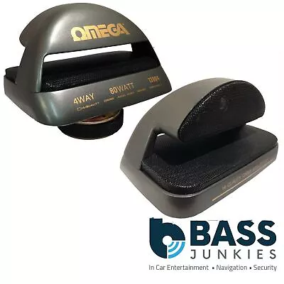 £24.95 • Buy Omega 160 Watts 4 Way Van Car Motorhome Camper Boat Bus Retro Pod Box Speakers