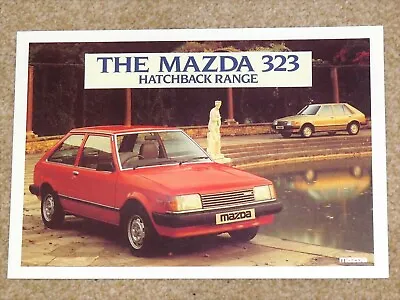 1981-82 MAZDA 323 HATCHBACK Sales Brochure - 1.5GT 1300 1100 Mint Condition! • $6.30