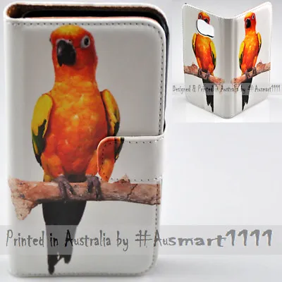 For Sony Xperia Series - Parrot Theme Print Wallet Mobile Phone Case Cover • $13.98