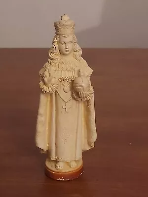 Vintage INFANT PRAGUE Religious Chalkware STATUE Jesus Figurine CATHOLIC CHURCH • $20.78