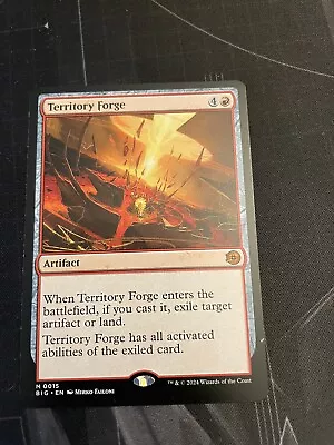 Magic The Gathering Mtg Territory Forge MYTHIC Outlaws Of Thunder Junction NM+ • £4