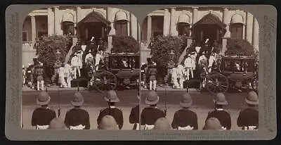 H.R.H The Maharaja Paying Ceremonial Visit To H.R.H. Residency Indore India • $9.99