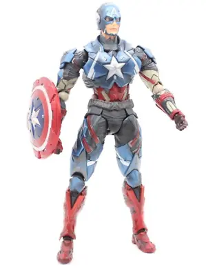 Play Arts Variant Kai Marvel Universe Captain America 10  Action Figure • $45.99
