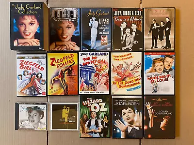 JUDY GARLAND DVD Collection-13 Movies! Marilyn Monroe Audrey Hepburn CLASSICS • $88