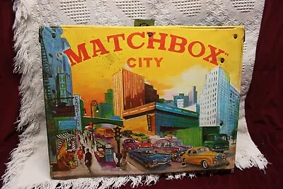 Vintage 60s Matchbox City Ideal Play Set Lesney Products PLUS 10 MINT CARS!! • $156.75