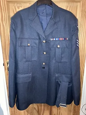 Genuine RAF Uniform Large Chest 34 W Fancy Dress New Year’s Party • £150