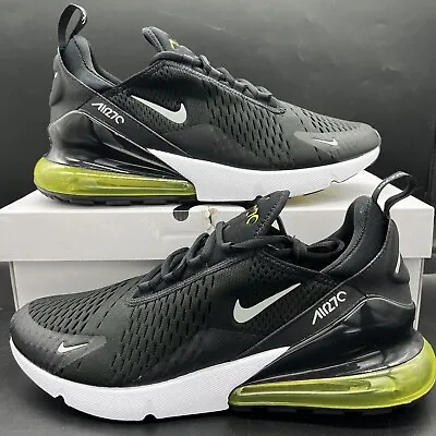 Nike Air Max 270 Black Noir Smoke Grey Green Men's Shoes Sizes FN8006-001 NEW • $129.97
