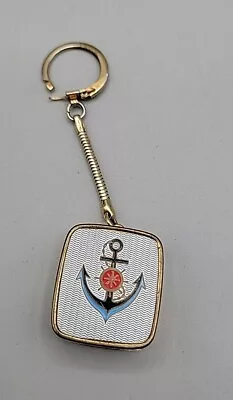 Nautical Music Box Keychain By Sankyo Plays Love Story Theme Marked Clover  • $32