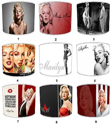Marilyn Monroe Lamp Shades Ideal To Match Wall Decals & Stickers • $37.12