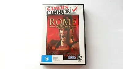 Rome Total War Pc Game Sega Dvd Rom • $101.43