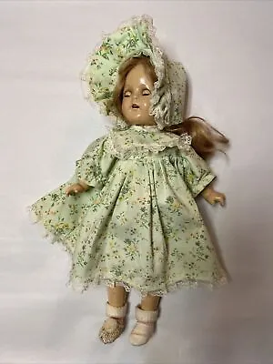 Vintage Princess Alexander Doll Composition Sleeping Human Hair Globol Dressed • $200