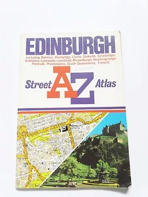 A-Z Street Atlas Of Edinburgh Paperback 1995 Used Good Condition • £3.60