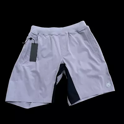 Greyson Golf Fulton Workout Shorts Lined Crow Grey Size Large $95 • $64.99