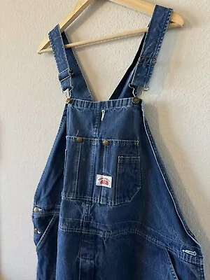 ROUND  House Men's Denim Carpenter Jeans Overalls Size 46 X 30 Cotton Jeans • $30