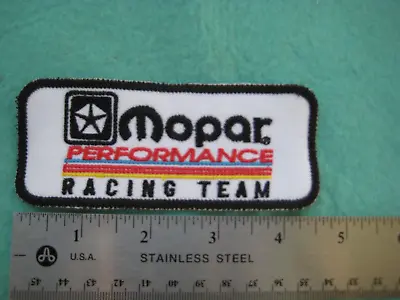 Mopar Performance Racing Team Dealer Service Parts Uniform Hat Patch • $12