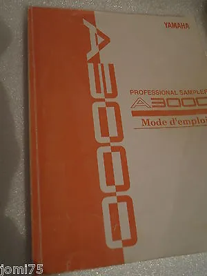 Yamaha A-3000 A3000 Manual French Manual User Original Very Good Condition • $17.17