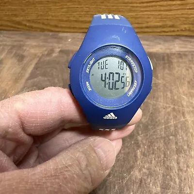 Adidas ADP6060 901612 Blue Sport Chrono Timer Alarm • $22.25