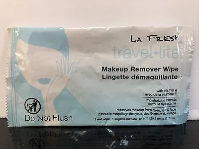 25 LA FRESH Makeup Remover Wipe With Vitamin E Travel Lite 8  X 7  Each • $30