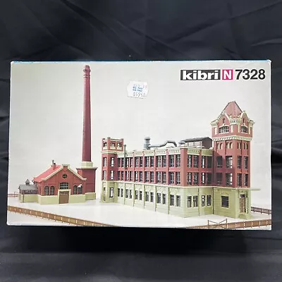 Kibri 7328 N Scale Factory Building & Fence Building Kit • $22.50