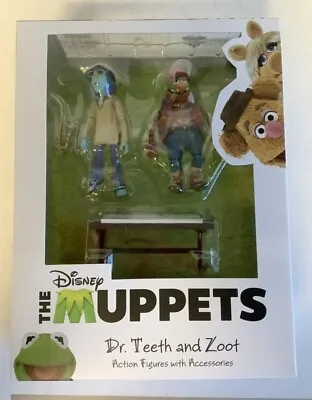 NEW Diamond Select Toys Disney The Muppets DR. TEETH And ZOOT Action Figures • $56.95