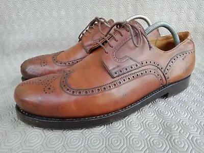 VAS BUDAPEST Wingtip Brown Leather Men's Size 44 • $220