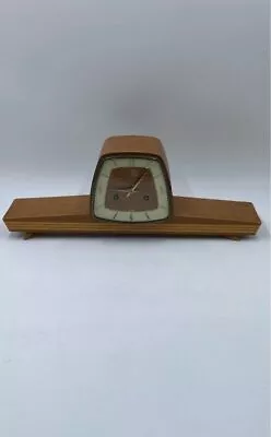 Vintage Hermie Brown Home Decorative Desk Mantel Clock Made In Germany • $9.99