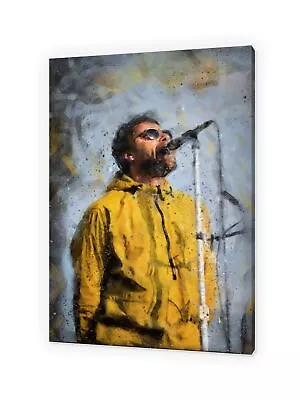 Oasis Liam Gallagher Canvas Print Picture Wall Art Customised Gift Fast Delivery • £32