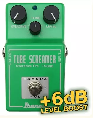 Ibanez TS808TMB TAMURA-MOD LEVEL BOOST TS808 Tube Screamer Effects Pedal NEW • $399