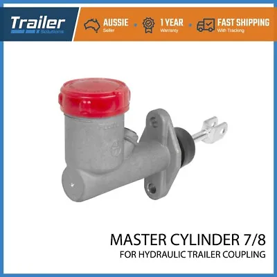 $33.45 • Buy Coupling Hitch Hydraulic Override Master Cylinder 7/8  Brake Trailer Bracket