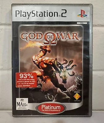 God Of War PS2 MA15+ 2005 Platinum Sony Playstation PAL - [No Manual] • $28.50