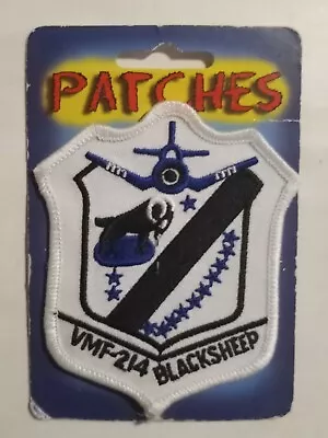 U.S. Marine Corps - VMF-214 - Blacksheep - Iron On Patch • $38.25