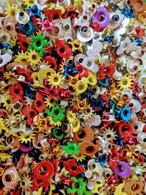 Fun Mix Of 500 Assorted 1/8 - 3/16 Shaped And Round Aluminum Eyelets And Rivets • $14.95