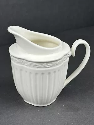 Mikasa Italian Countryside Cream Ivory DD900 Creamer Server-Ribbed Scroll F11 • $15