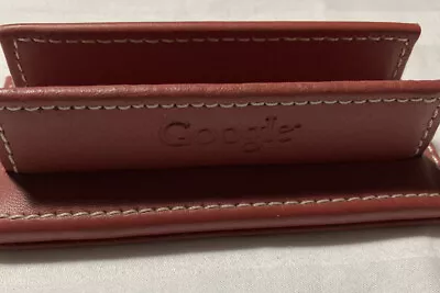 Coach Leather Business Card HolderDesk Card DisplayGoogle Stamped • $20