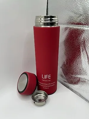 Life Thermos Tea Sieve Infuser Bottle • $23.99