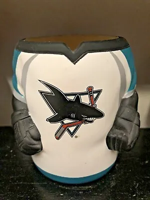 Labatt Blue Hockey Jersey Pop Beer Holder Koozie Foam Rubber San Jose Sharks • $9.89