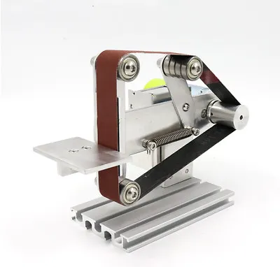 DIY Micro Belt Machine Electric Mini Polishing Sanding Machine Bench Sander Y • $160.95