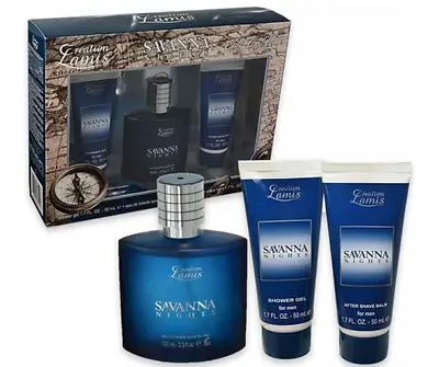Creation Lamis Savanna Nights Perfume 100ml EDT Gift Set For Men • £11.99