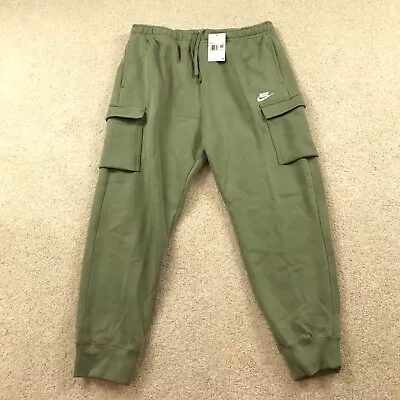 Nike Mens Sportswear Fleece Cargo Pants Mens 2XL Green New CD3129-386 • $49.99