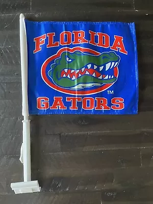 University Of Florida Gators Car Tailgating Flag New White Blue Orange Green • $15